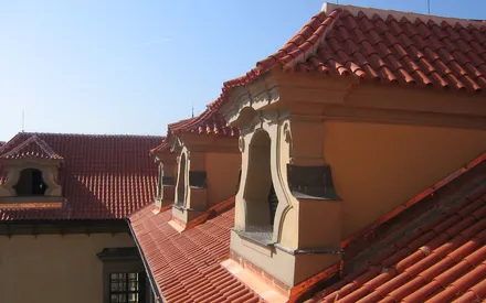 Clam Gallasův palác - střecha
